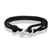 Stainless Steel Lobster Buckle Couple Bracelet Simple Double-layer Adjustable Milan Rope Hand Rope one size