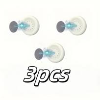 3 vnt. Magnetinis nuotolinio valdymo pultelių laikiklis be gręžimo - Sieninis laikiklis TV/Kondicionieriaus/DVD nuotolinio valdymo pulteliams, Baltas, Taupantis vietą dizainas