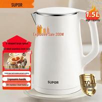 SUPOR 304 Stainless Steel Electric Kettle SW-15T80A CN plug (adapter included) balta
