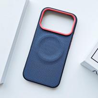 For Xiaomi Poco F8 Ultra Case Nylon Woven Matte Anti Fingerprint Magnetic Skin-friendly Back Cover For Xiaomi Poco F8Pro Shell For Poco F8 Ultra mėlyna