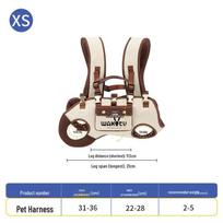 Wakytu UK Pet Crossbody Carrier: Small & Medium Dog Leash, Cat Bag, Double Shoulder Strap for Outdoor Cycling