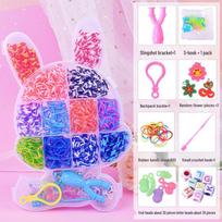 Children's DIY Colored Rubber Band Loom for Weaving Bracelets