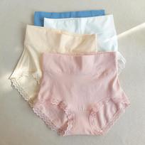 5PCS New Women's Underwear Sexy Lace Panties Plus Size French Fashion Comfort Briefs High Waist Seamless Underpants Female Lingerie 5pcs M įvairiaspalvis