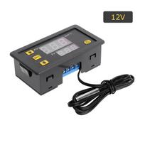 W3230 12V 24V AC110-220V Zondo linija 20A Skaitmeninis temperatūros valdiklis LED ekranas Termostatas su šildymo/vėsinimo valdymo prietaisais