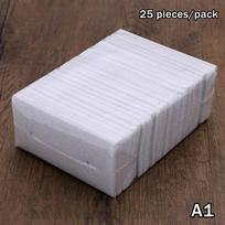 14/25pcs Salon Hair Perming /Thermal Insulation Cotton Pad Patch Curl Wave Crimp High Temperature Accessory Barber Shop