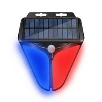 Wireless Outdoor Solar Powered Strobe Light Siren Waterproof Flash Alarm Lamp Motion Sensor Detector Strobe Alarm China Mainland