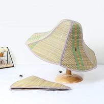 Foldable Women Wide Brim Anti-UV Big Visors Straw Hat Sun Hat Fisherman Cap Beach Cap 37cm violetinė