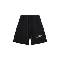 851 Fear Of God Essentials Letter Sweat Shorts Unisex Oversized Cotton Drawstring Elastic Waist Streetwear Casual Sports Shorts S