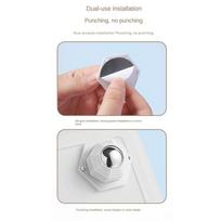 4PCS Self-Adhesive Universal Pulley 360° Rotation Heavy Duty Universal Wheel Moving Whirl Furniture Caster white