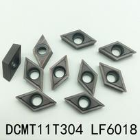 Carbide Inserts DCMT11T304 LF6018 Turning Inserts for Stainless Steel Fast Replacement with User Clamping and Wrench China Mainland