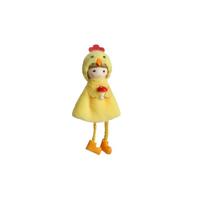 Ornamental Figurines Yellow Chicken Easter Cute Design Figurine Hanging Ornaments Hanging Decor Easter Fairy Wedding Party