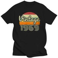 Men Women50Th Birthday Gift Vintage 1969 Unisex';S Black Tees Shirt Clothing M Xl 2Xl 3Xl Tee Shirt 4XL