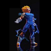27cm Dragon Ball Z Majin Vegeta Anime Figūrėlė Savęs naikinantis Super Saiyan Veiksmo Figūrėlės Pvc Statula Figūrėlė Modelis Žaislai Dovana