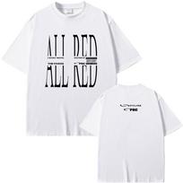Rapper Playboi Carti Opium T Shirt ALL RED Album Graphic T-shirt Men Fashion Hip Hop Cool Tshirt Men's Oversized T-shirts - M... S įvairiaspalvis
