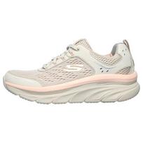 Skechers Relaxed Fit Dlux Walker Smūgius sugeriantys Neslystantys Patvarūs Žemi Bėgimo Bateliai Moteriški Kedai Kreminis 149023-NTPK 35