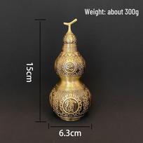 LISM Brass Gourd Feng Shui Ornament