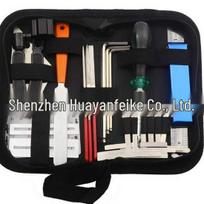 Guitar Repair Kit: 25-Piece Set for String Changing, Tuning, Polishing, Leveling, and Measuring Guitar Tool Kit 25 in 1