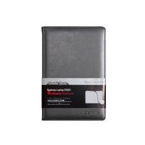 Qixin C5821 Leather 18K 114-Page Notebook 8K juoda