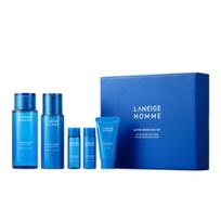 LANEIGE Homme Active Water Odos Priežiūros Rinkinys Vyrams Drėkinantis Tonikas 180ml Drėkinamasis Kremas 125ml Korėjietiška Kasdienė Priežiūra Vyrams blue