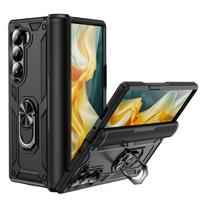 Armor Hard Rugged Cover Finger Ring Folding Case for Samsung Galaxy Z Fold7 5G Fold6 Fold 7 Zfold7 Fold5 Fold 5 6 Galaxy Z Fold5 juoda