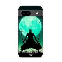 Phone case - MANIACASE - Google Pixel 8a - TPU Silicone - Black - Roronoa Zoro juoda