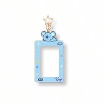 Aukštos kokybės LINE FRIENDS BT21 Kpop Populiarus Anime Veikėjas Cooky Koya 3 colių Skaidrus kortelių laikiklis ID kortelėms, kredito ir nuotraukų kortelėms