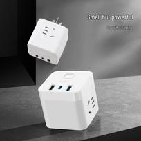 Gongniu Fast Charge Magic Cube Power Strip with USB-C and Wireless Charging