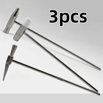 3pcs Heavy-Duty Stainless Steel Jewelry Making & Kalimba Tuning Hammer - Multi-Tone Tool with Multi- Suitable for DIY Crafts