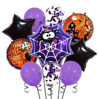 Skeleton Pumpkin Halloween Balloon Decoration for Kids' Parties and Photoshoots