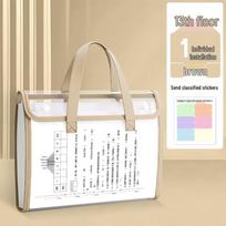 Large Capacity High School Student Accordion Document Bag