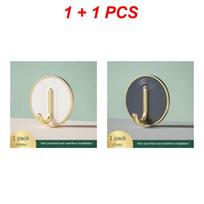 1/2/3PCS Punch-free Sticky Hook Strong Load-bearing Small Size Stable Convenient Access Non-perforated Sticky Hook Toilet Hook