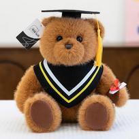 Graduation Send Doctor Bear Teddy Bear Plush Toy Doll Graduation Commemorative Gift College Student Bear Doll 28cm
