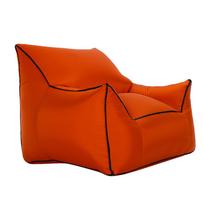 Sulankstoma pripučiama kėdė paplūdimiui, sodui, lauko stovyklavimui, didelė Orange #1