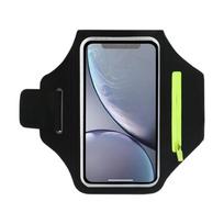 Breathable Sports Armband with Reflective Stripes & Multiple Pocket Designs Mobile Phone Holder for Phones Up To 6.8 Inc juoda