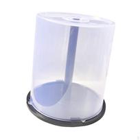 CD Storage Bucket Empty DVD Clear Box Bin Case for Office Home