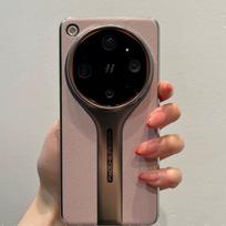 OPPO Find X9 Ultra dėklas Naujas Kietas PU Madingas Atsparus pirštų atspaudams Kritimui atsparus dangtelis OPPO Find X9 Ultra korpusui Smūgiams atsparus buferis OPPO Find X9 Ultra rožinė