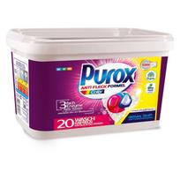 Kapsułki Do Prania Tkanin Kolorowych Purox Color Clovin Skuteczne 20Szt