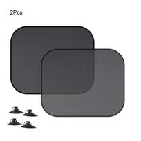 2Pcs Car Sunshade Covers Universal Windscreen Folding Visor Reflector Windshield Auto Window Sun Shade Protector