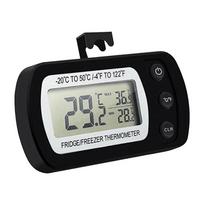 Digital Freezer Room Thermometer Max/Min Record Waterproof Fridge Thermometer Magnetic Back& Hook for Kitchen Home Restaurant juoda