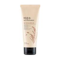 The Face Shop Ryžių sėlenų šviesinantis valomasis putplastis 150ml – Korėjietiška odos priežiūra, švelnus šveičiamasis veido prausiklis 150ml white