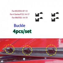 Stogo skersinio dangtelio plokštelė BMW 420i 425 428i 430i 435i 440i kabrioletui 2014-2018 Buckles 1kit(4pcs)