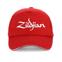 Zildjian Mušamieji būgnai Lėkštė Logotipas Unisex Kepuraitė su snapeliu Medvilninė Spausdinta Madinga Kepurė nuo saulės Unisex ir Moterims gorras Adjustable