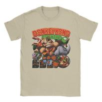 2026 New Donkey Kong Bananza Unisex Soft T Shirt Hippie TShirts Short Sleeve 2025 Hot Anime Game Tshirt Summer Cotton O Neck Tees L