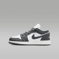 Jordan 1 Low Grey White (GS) 35.5 gray