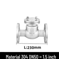 Zhongge DN50 304 Stainless Steel Swing Check Valve