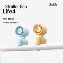 Jisu Life4 Mini Nešiojamas Kūdikio Vežimėlio Įtvirtinamas Ventiliatorius
