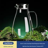 ZISIZ Large Capacity Glass Water Pitcher