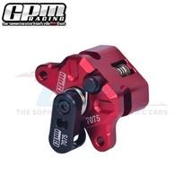LOSI 1/4 MX Motorcycle 7075 Aluminum Front Brake Caliper for Off-road Stability raudona