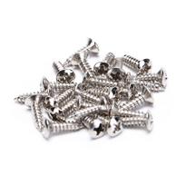 Hot 25PCS Electric Guitar Screws For Pickguard Back Plate Mount Gold Silver Balck DIY Luthier Tool sidabras