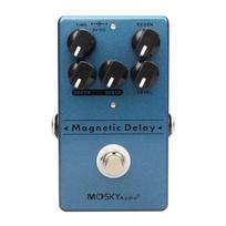 Moskyaudio Magnetic Delay Echo Guitar Pedal mėlyna